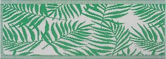 Vonkajší koberec KOTA palmové listy zelené 60 × 105 cm, 196258